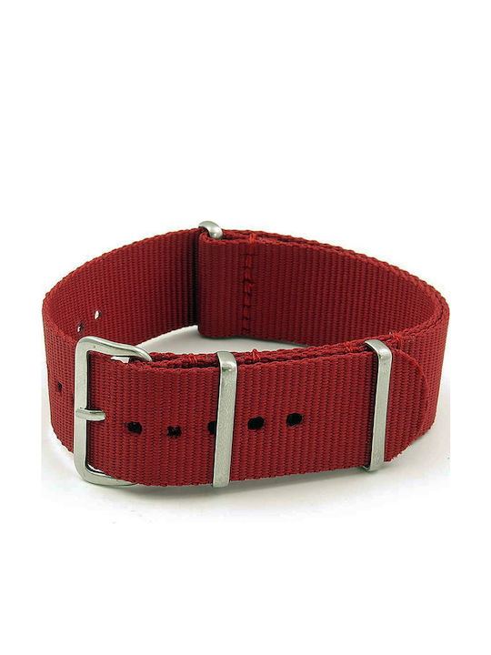 Λουράκι Nato Premium Pn22 Dark Red 22mm