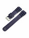 Gummi-Armband Seiko Diver's Watch Blau 22mm Logo