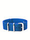 Curea Nato N11 Albastru Deschis 18mm