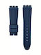 Swatch Chrono 23mm Blau Silikon Uhrenarmband