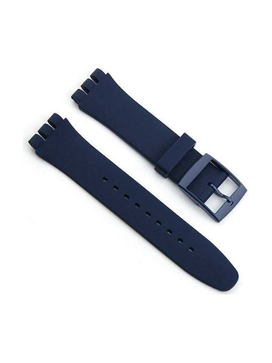 Λουράκι Σιλικόνης Εμπορίου Swatch 19mm Blue