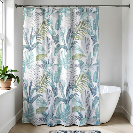 Shower Curtain Fabric 180x200cm Jardin D' Hiver