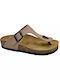 Women's Flat Sandals Anatomic in Khaki Color