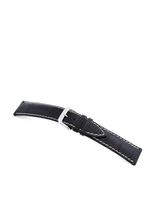 Rios 1931 New Orleans Leather Strap Black 20mm