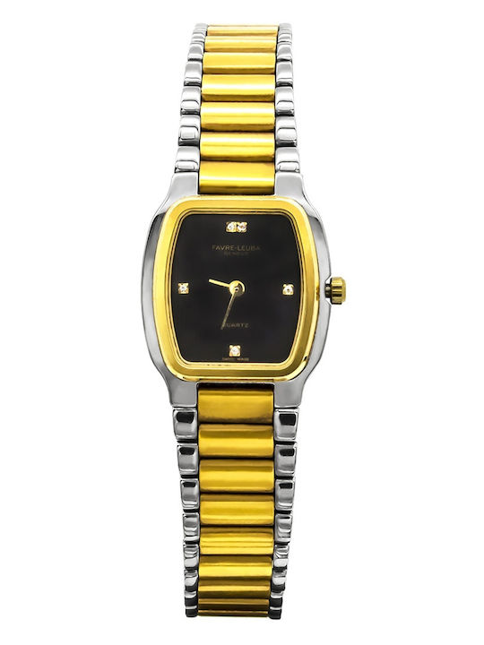 Favre Leuba Women's Watch Battery with Gold Metal Bracelet