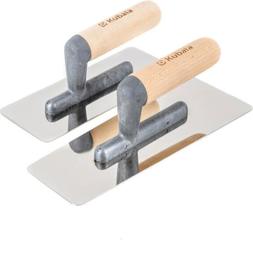 Kubala Spatel Parität Trapezförmig Inox Klingenmaterial 75x95x240mm & Hölzernes Griff 0457