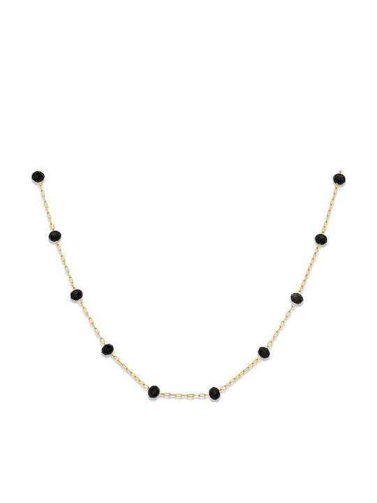 Perlita Chain Gold 3mm Stainless Steel Necklace 316l 40 Cm