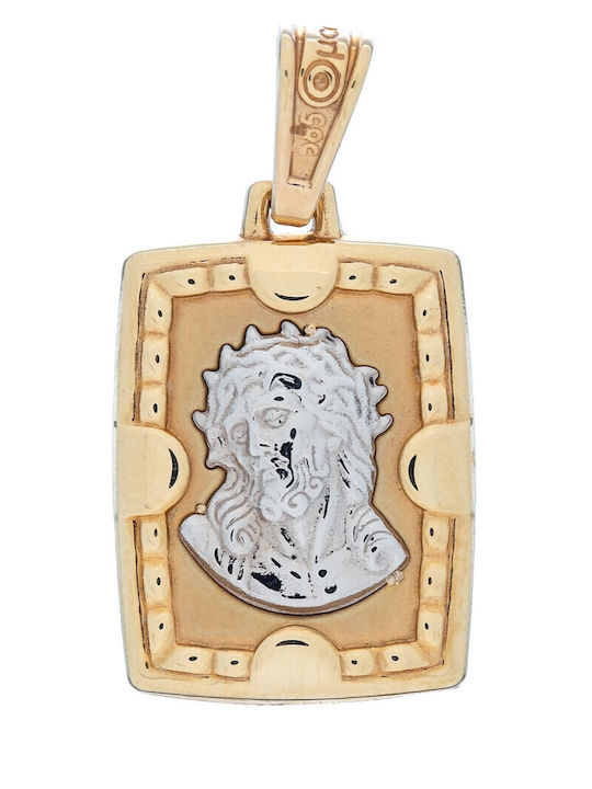 Unisex Pendant Vitopoulos Yellow White Gold 14K