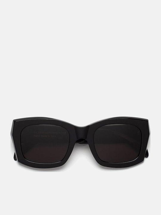 Retrosuperfuture Bărbătești Ochelari de soare cu Negru Cadru și Negru Lentilă 494140
