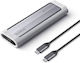 Orico Θήκη για Σκληρό Δίσκο M.2 SATA III NVME με σύνδεση SATA / USB 3.2 / USB 3.1 σε Γκρι χρώμα
