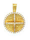 Konstantin Halskette Zirkon Vergoldet K9 375°