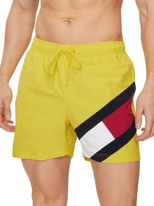 Tommy Hilfiger Ανδρικό Μαγιό Σορτς Κίτρινο