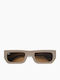 Akila Men's Sunglasses with Gray Plastic Frame and Gray Lens 424840