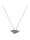 Women's Necklace Vitopoulos Rose Gold 14k Stones