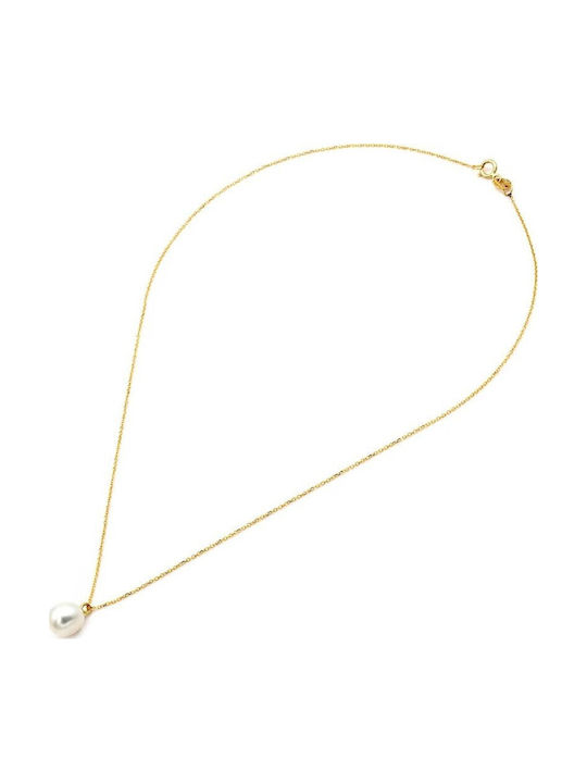 Halskette Frische Wasser Perlen 8,0×10,0mm K14 110830 Perlen