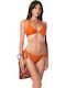 Set Bikini Τριγωνάκι Tangerine Heat