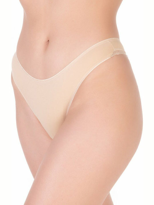 Women's Brazil with Lace Beige