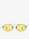 Projekt Produkt Men's Sunglasses with Black Metal Frame and Black Lens 476440