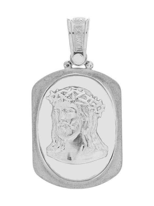 Unisex Halskette Triantos Weißgold K14