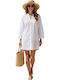 Ferrari Group Women's Caftan Beachwear White