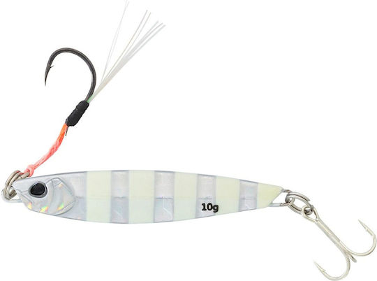 Daiwa Плъзгач За Скорост Samurai Mini Jig 7 Гр #06 Зебра Фосфоресциращи
