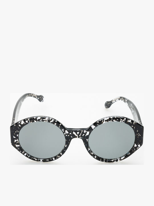 Gianfranco Ferre Women's Sunglasses with Brown Tartaruga Plastic Frame and Transparent Polarized Lens 311800