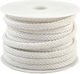 Șiret Plat Tricotat Metalic 7mm 10m T1457002 Alb