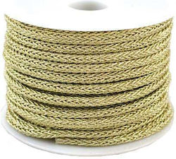 Kappa Decor Κορδόνι Πλακέ Μεταλλικό 7mm x 10m