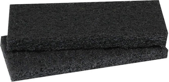 Kubala Ανταλλακτικό Σφουγγάρι Σκληρό Μαύρο 120x250mm 0363 2τμχ