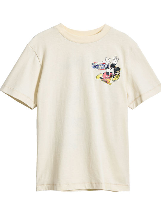 Desigual Kinderhemd Kurzarm White 'mickey'