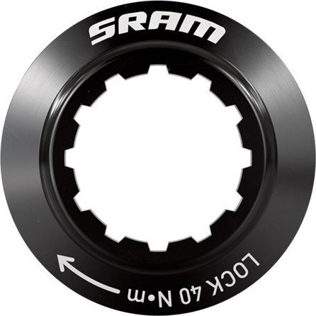 Lockring Sram Centerlock 23mm 12 Notch Internal Spline Black