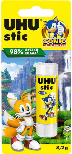 UHU Лепило Стик Stic за Хартия 8.2гр Без Разтворители Sonic
