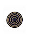 Kentia Wicker Placemat Yute Black 38x38cm