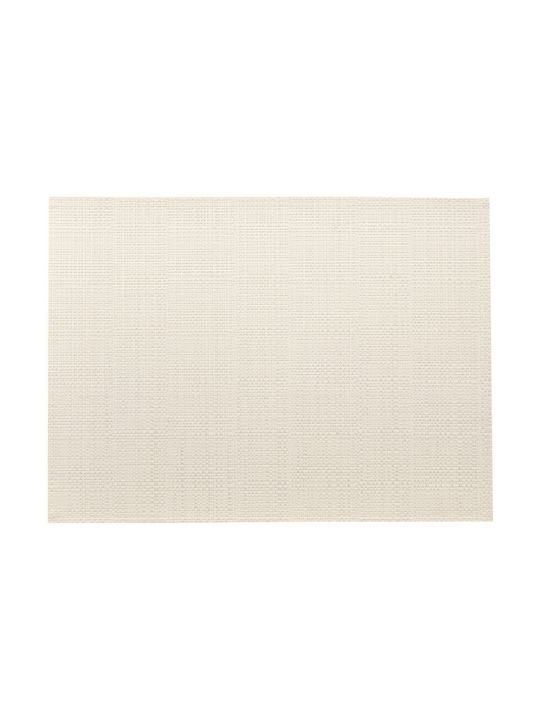 Winkler Platzdeckchen Stoff Weiß 45x33cm 1Stück