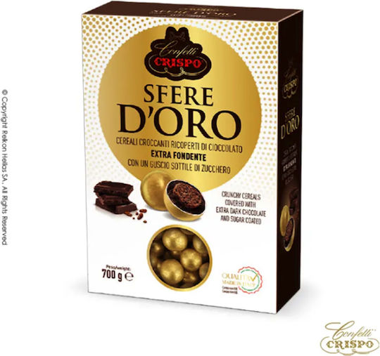 Confetti Crispo Бадеми Krixi във Форма Класически с Вкус Бял Шоколад Златист 700гр