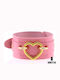 Ghetto Women's Bracelet with design Heart made of Leather