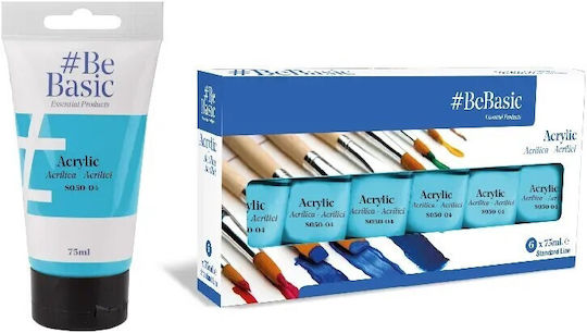 Ακρυλικό Ζωγραφικής Bebasic S050-04 Γαλάζιο Sky Blue 75ml