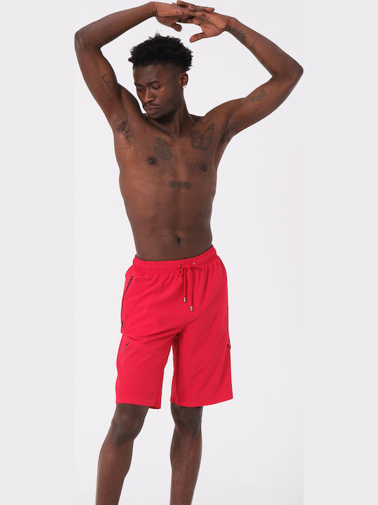 Hawaii Beach Men's Swimwear Bermuda Red