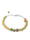 Ananna Millefiori Orange Green Bracelet