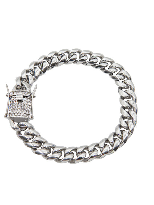 Unisex Edelstahlarmband Zirkon 19,5 Zentimeter Tribute 0230447701