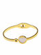 Brățară Din Oțel Stainless Steel Inima Aurie M.o.p Bz-br-00275