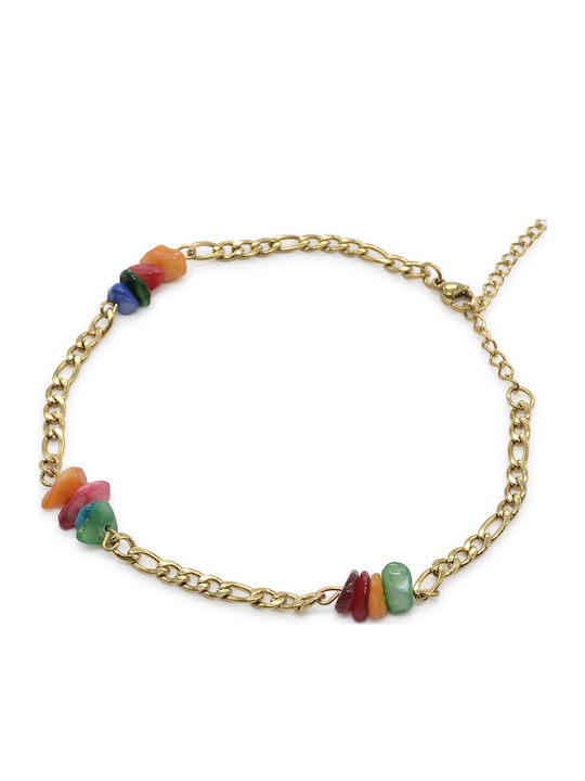 Amorino Armbänder Fußkettchen Stahl 1555-99 Mehrfarbig