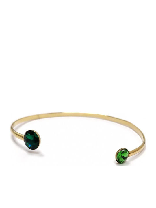 Karmafashion Brățară Pentru Femei Din Oțel 316l Verde Cu Cristale Aurii 2122-540x Karmafashion Brățară Pentru Femei Din Oțel 316l Verde Cu Cristale Aurii 2122-540x