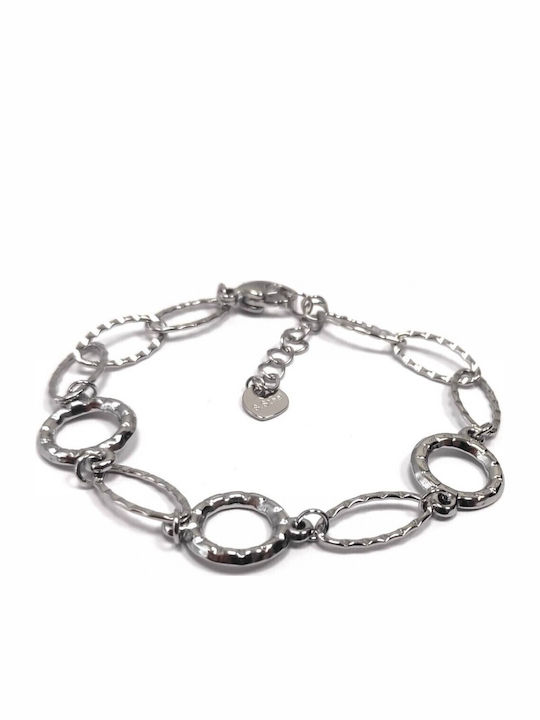 Karmafashion Brățară Pentru Femei Din Oțel 316L Lanț Argintiu 2222-076a Karmafashion Brățară Pentru Femei Din Oțel 316L Lanț Argintiu 2222-076a
