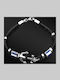 Tribute Herren Armband Edelstahl Stahl Anker & Emaille