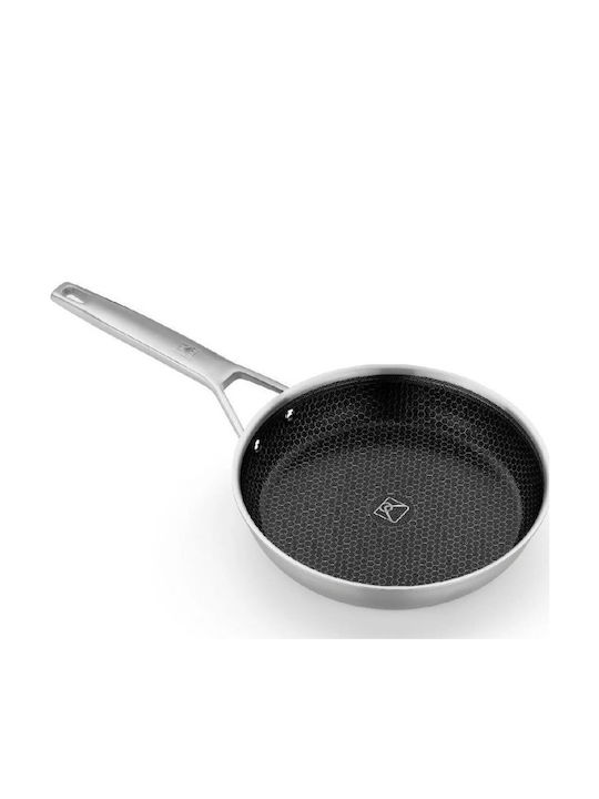Bra Pan made of Stainless Steel with Non-Stick Coating 28cm