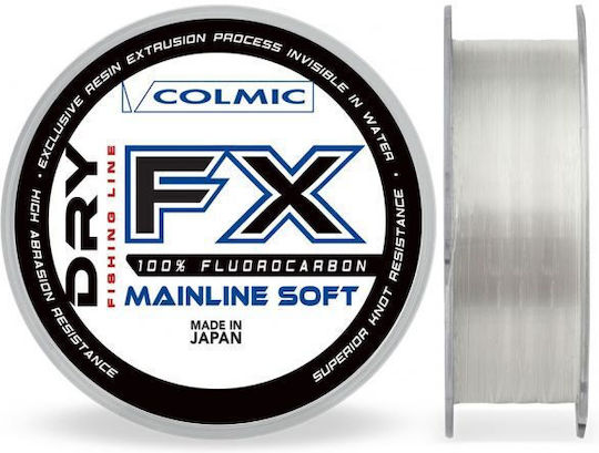 Πετονια Colmic Dry Fx 200μ Fluorocarbon Main Line Soft 0.32mm