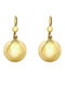 Yellow Gold Pendant Earrings K14 Sphere Sk11100145