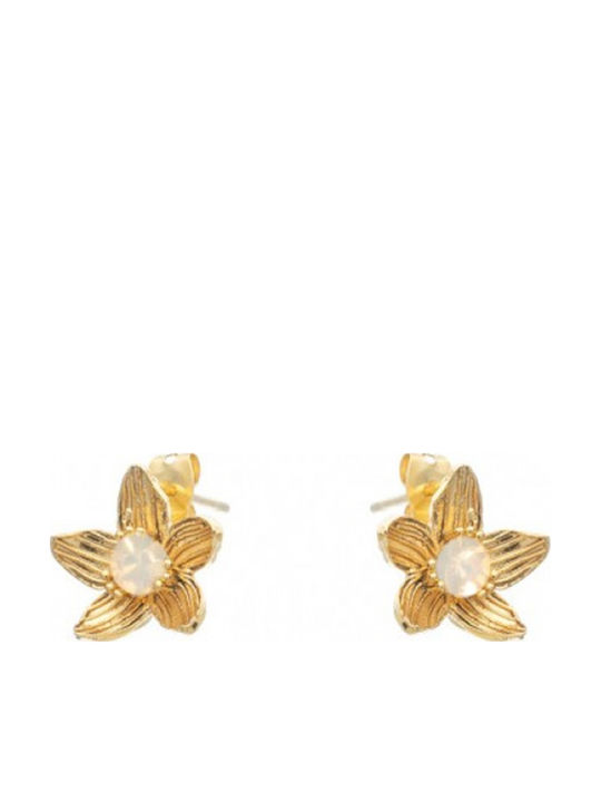 Lifelikes Σκουλαρίκια Birthstone October Καρφωτά