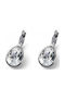 Oliver Weber 22916 001 Women's Earrings Rhodium Plated Crystal Stones